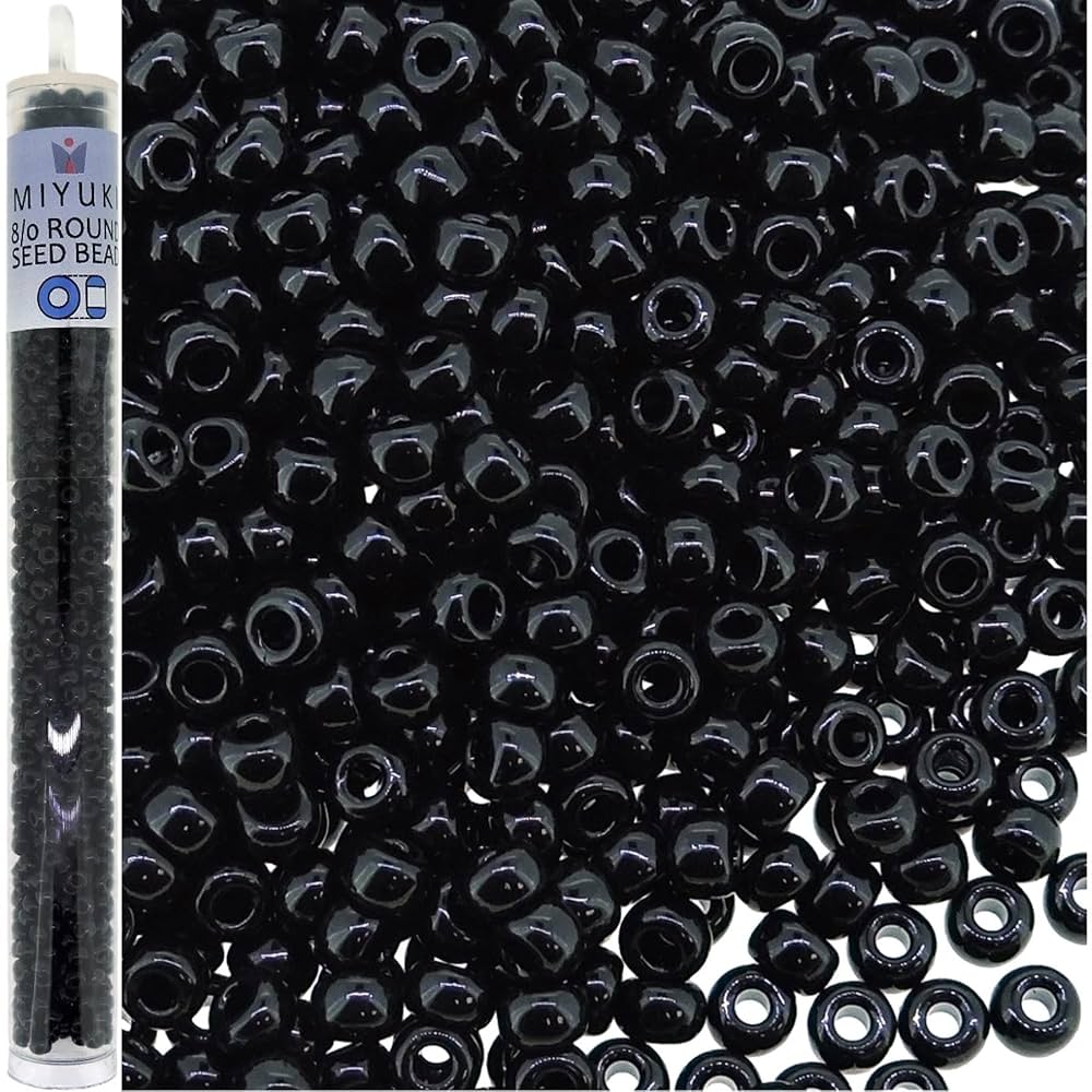 Amazon.com: Miyuki Round Seed Bead Size 8/0 22g-Tube Opaque